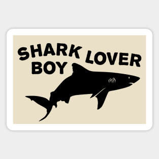 Shark lover boy Magnet